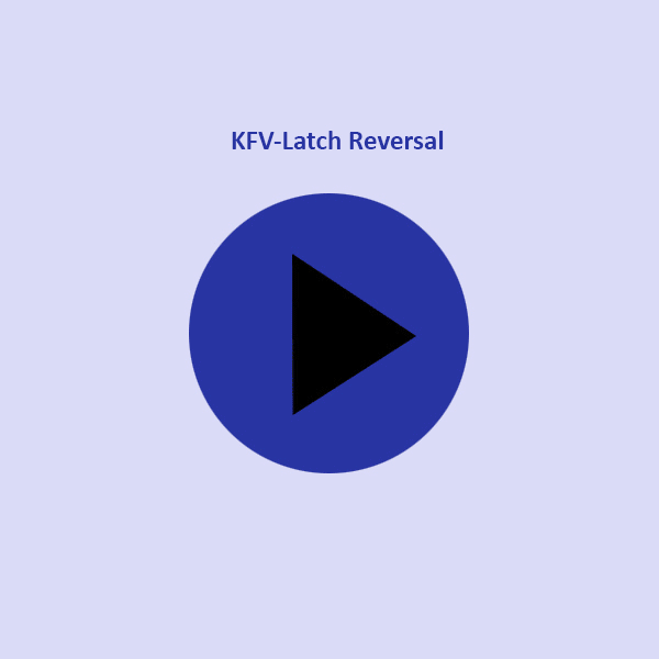 KFV Lever Operated Latch Deadbolt Short Version 2 Round Bolt